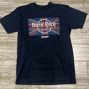 Hard Rock London, Men’s Navy Blue Large Tee, Nw/oT